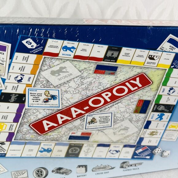 AAA-OPOLY Celebrating California Nevada Utah Edition Monopoly-like AAA - Picture 3 of 5